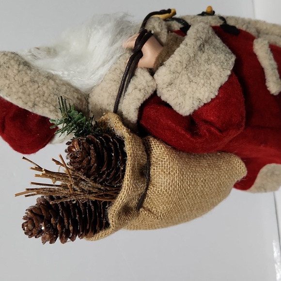 NWT Well Dressed Home 18" Standing Santa - Picture 5 of 8